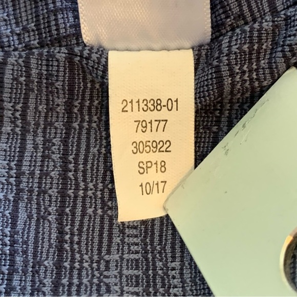 Athleta Jacquard Mesh Capri Leggings S Periwinkle High Rise 22” Crop Gym Yoga - Picture 16 of 16